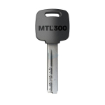 Klíč MUL-T-LOCK MTL300 vyřezaný 